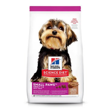 Hill's Science Diet Canine Adult Small Paws Lamb & Brown Rice Dog Food