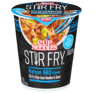 Nissin Cup Noodles Korean BBQ Stir Fry Noodles