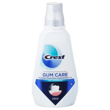 Crest Gum Care Cool Wintergreen Mouthwash 1L