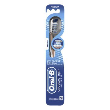 Oral-B Cross Action All In One Medium Manual Toothbrush