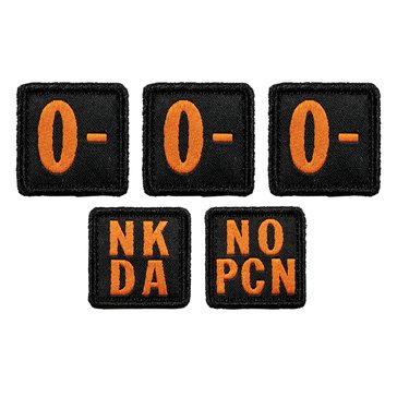 5.11 Blood Type Patch Kit O Negative