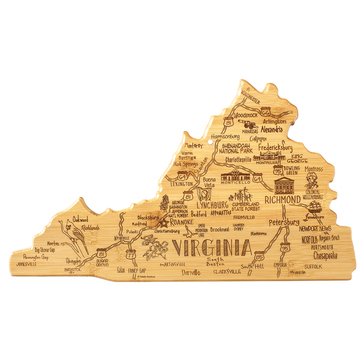 Totally Bamboo Destination Virginia Cutting Board