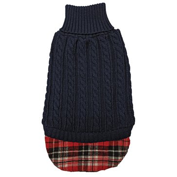 Ethical Pet UnTucked Cable Dog Sweater