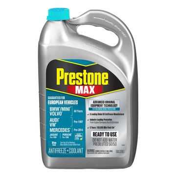 Prestone European Teal Antifreeze + Coolant, 1 Gallon
