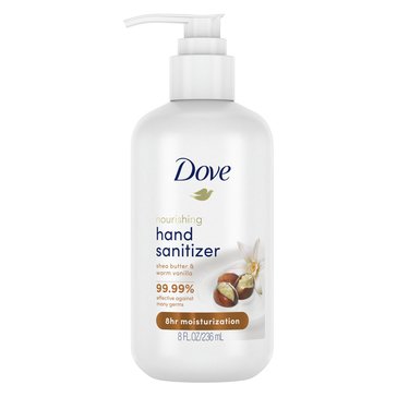 Dove Shea Vanilla Hand Sanitizer 8oz