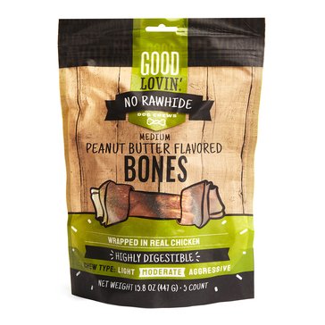 Good Lovin' No Rawhide Peanut Butter Flavored Bones
