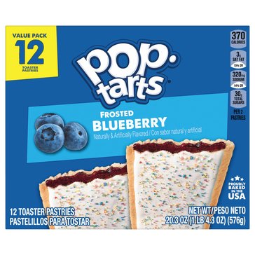Pop-Tarts Frosted Blueberry Toaster Pastry, 12-Count