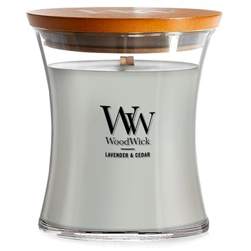 Woodwick Lavender Cedar 10-ounce Medium Medium