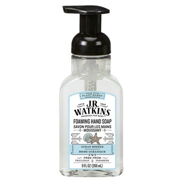 J.R. Watkins Ocean Breeze Foaming Hand Soap 9 fl. Oz