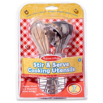 Melissa & Doug Lets Play House Stir & Serve Cooking Utensils