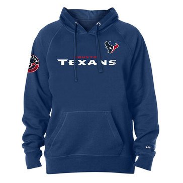 New Era Men's NFL Texans Brushed Fleece Pullover Hoodie