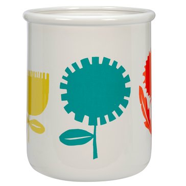 Creative Bath Blooms Ceramic Waste Basket