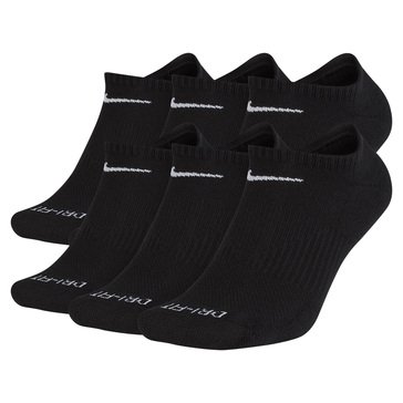 Nike Mens' Everyday Plus Cushion 6-Pack 6-Pack No Show Socks