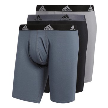 adidas Men's Performance Stretch Cotton 3-Pack Midway Briefs