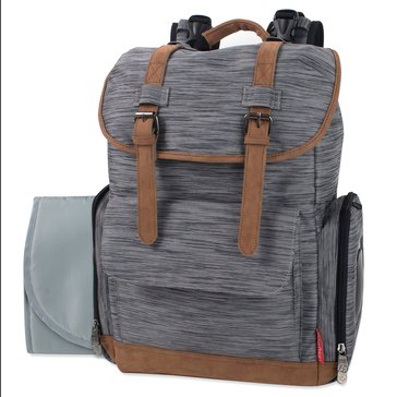 Fisher-Price Heather Distressed Diaper Backpack