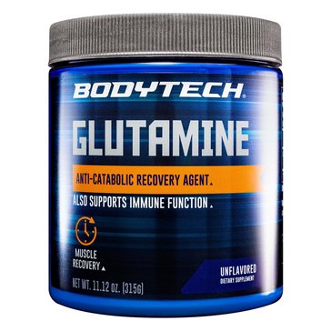 BodyTech- Glutamine Anti-Catabolic Recovery Agent Immune Support, 70 Servings