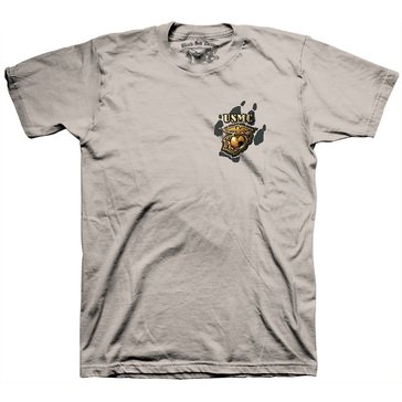 Black Ink Men's USMC Release The Dogs of War Tee