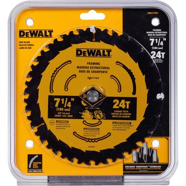 Dewalt 7  1/4-Inch 24T Blister