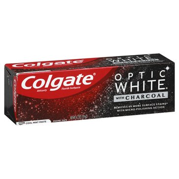 Colgate Optic White Charcoal Toothpaste, 4.2oz