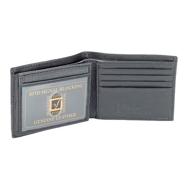 Stone Mountain Men's Roma Leather RFID Traveler Wallet