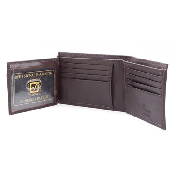 Stone Mountain Men's Roma Leather RFID Traveler Wallet