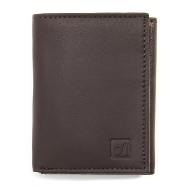 Stone Mountain Men's Roma Leather RFID Trifold Wallet