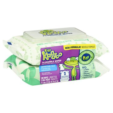 Kandoo Sensitive Flip Top Sensitive Toddler Wipes