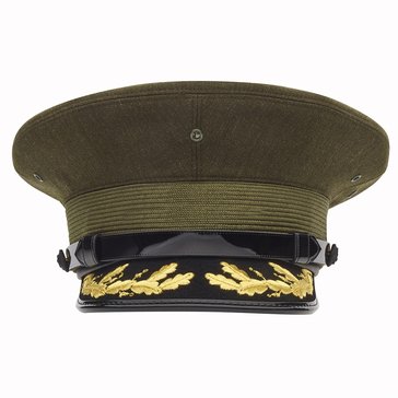 USMC Officer Field Grade Service Green Combination Cap NO DEV