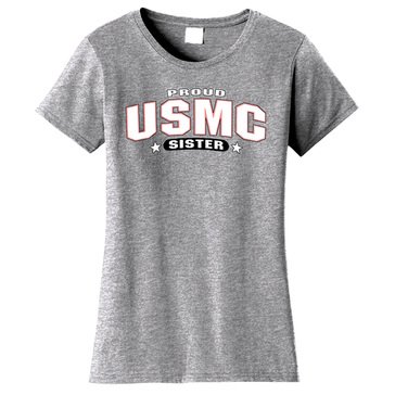 Frontline Military Apparel Women's USMC Proud Sister Tee