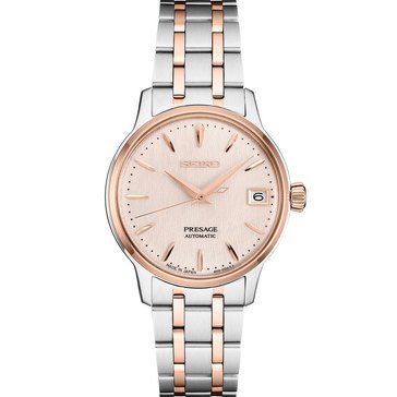 Seiko Women's Seiko Presage Cocktail Time Pink Champagne Automatic Bracelet Watch