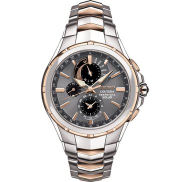 Seiko Men's Coutura Solar Perpetual Chrono Bracelet Watch