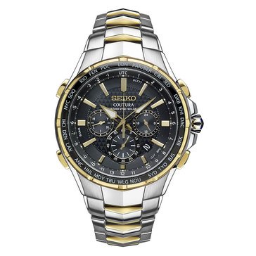 Seiko Men's Coutura Solar Radio Sync Bracelet Watch