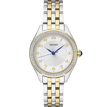 Seiko Women's Crystals Cabochon Crown Bracelet Watch