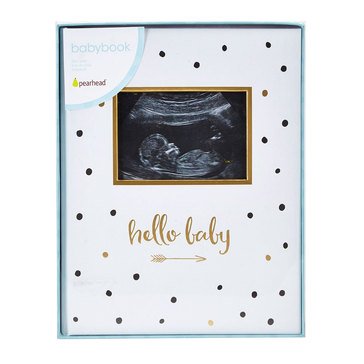 Pearhead Hello Baby Polkadot Baby Memory Book