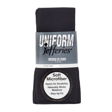 SOCK DRS 5-8 BLK MICRONYL 2PK