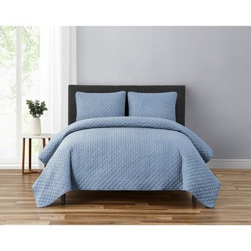 Harbor Home 3-Piece Diamond Quilt Set