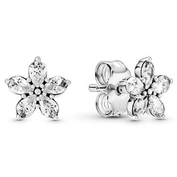 Pandora Sparkling Snowflake Earrings