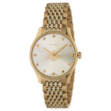 Gucci Men's G Timeless Bee Dial Slim Bracelet Watch
