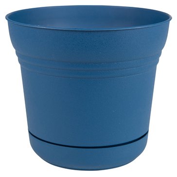 Bloem 10-Inch Saturn Planter Classic Blue