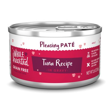 WholeHearted Grain Free Tuna Recipe Pate Adult Wet Cat Food