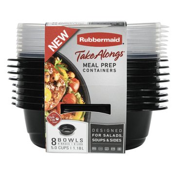 Rubbermaid TakeAlongs Twist & Seal Food Storage Containers, 2  Cup, 3 Count : Home & Kitchen