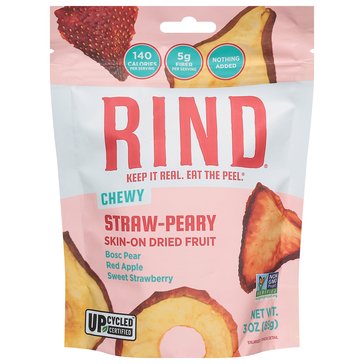 Rind Straw-Peary  Skin-On Dried Fruit, 3oz