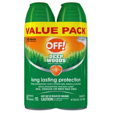 Off Aerosol Deep Woods Twin Pack