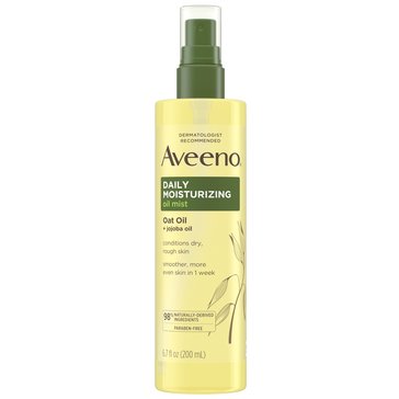 Aveeno Daily Moisturizing Oil Mist Oat Oil Jojobo Oil 6.7oz