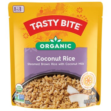 Tasty Bite Organic Coconut Rice Pouch, 8.8oz