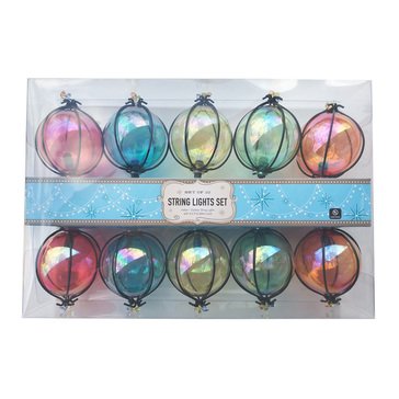 HKS Multi Color Globe Patio String Light 10ct