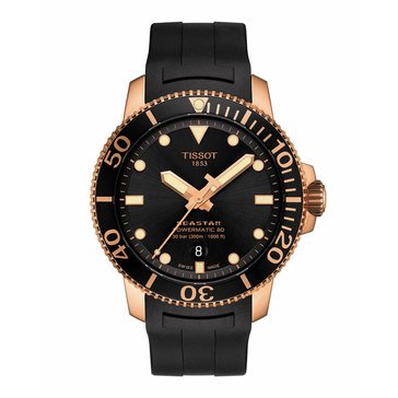 Tissot Men's Seastar 1000 Powermatic 80 Silicone Strap Watch
