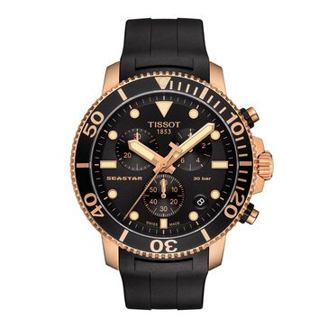 Tissot Men's Seastar 1000 Chronograph Silicone Strap Watch