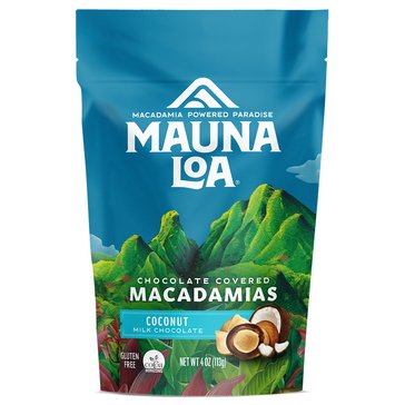 Mauna Loa Milk Chocolate Coconut Macadamias, 4oz