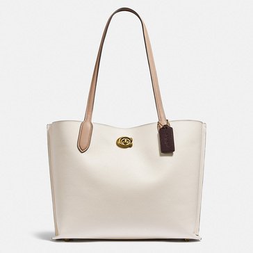 Coach Colorblock Leather Willow Tote